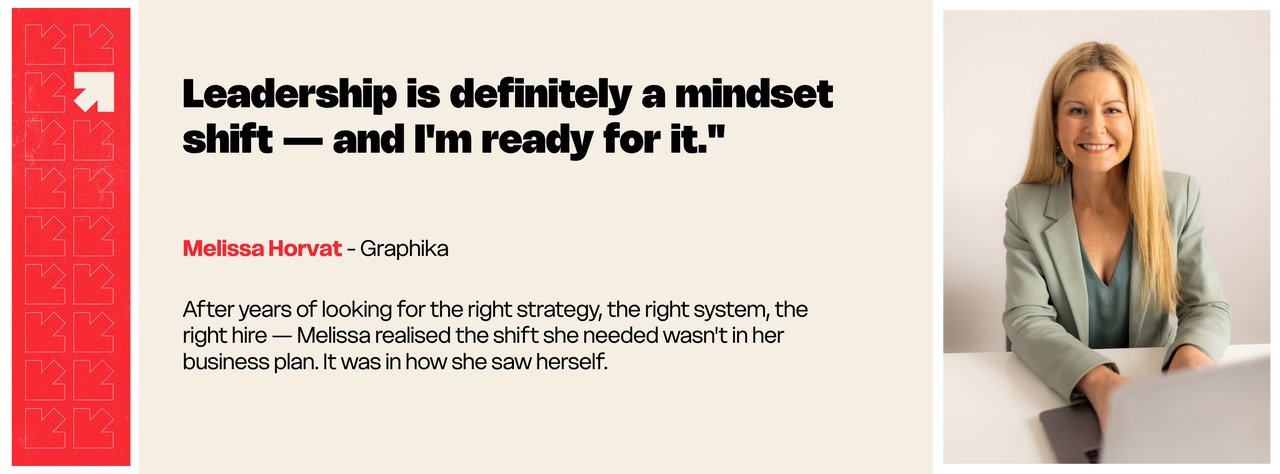 Melissa Horvat, Graphika — "Leadership is definitely a mindset shift — and I'm ready for it."